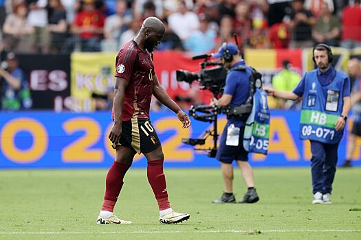 У сборной Бельгии отменили два мяча в ворота Словакии на Евро, оба — авторства Лукаку