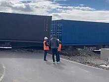 Вагоны сошли с рельсов в российском регионе