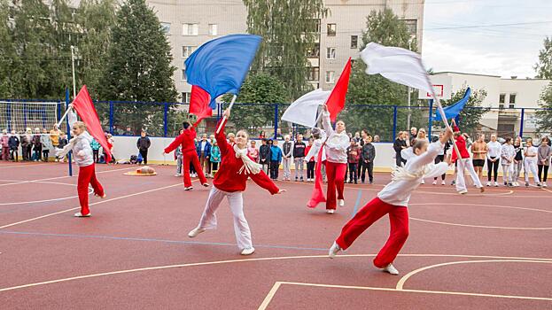 Малыми олимпийскими играми открыли ФОКОТ у школы № 36 в Вологде