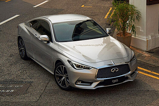 Купе Infiniti Q60 в России: четыре цилиндра вместо шести