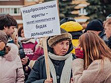 Митинги обманутых дольщиков: первая половина апреля 2018 г.