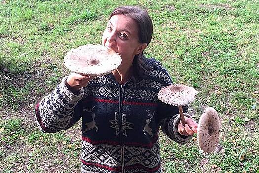 Ксения Алферова нашла необычные грибы