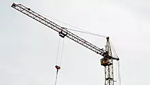 Опубликовано видео падения строительного крана в Краснодаре