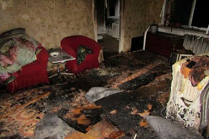 Россиянин попытался заживо сжечь мать и отчима в квартире после ссоры