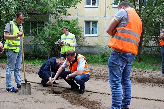 Ремонтные работы на улице Ялтинской в Ижевске приостановили из-за замечаний подрядчику
