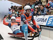 Денисьев и Антонов выиграли золото в спринте на чемпионате мира по санному спорту