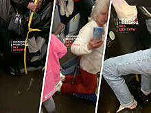 В Нижнем Новгороде спасателям пришлось эвакуировать пассажиров автобуса из лужи