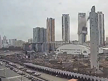 В Красногорске  при разборе «СнежКома» произошло обрушение