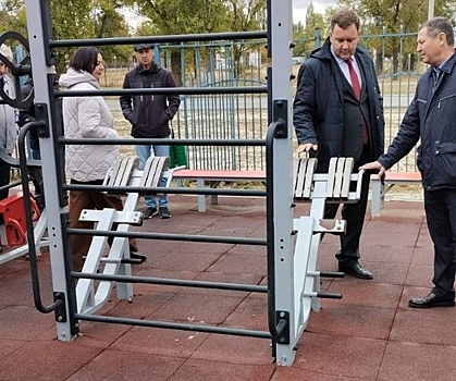 В Николаевском районе создают пространство для занятий легкой атлетикой