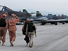 Военнослужащие авиабазы Хмеймим в Сирии отпраздновали Новый год