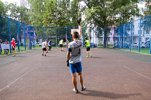 Футбольный турнир «Кожаный мяч» среди дворовых команд стартовал в Балашихе