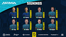 «Астана» подписала двух молодых казахстанцев и продлила контракты с шестью гонщиками