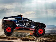 Электрокар Audi для «Дакара» испытали в пустыне: автомобиль сломался