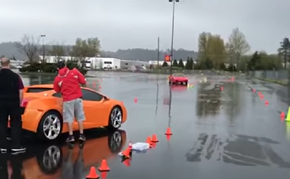 6 секунд боли: как Ferrari врезался в Lamborghini
