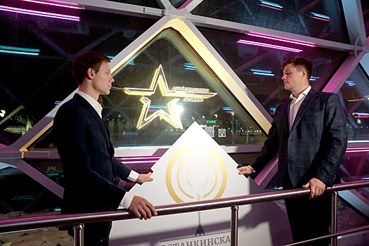 На Останкинской телебашне открыли памятные знаки Кисловой, Олейникову и Стоянову