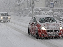 Аномальная метель парализовала движение на Алтае