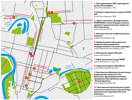 Места силы современного искусства. Часть I. Краснодар