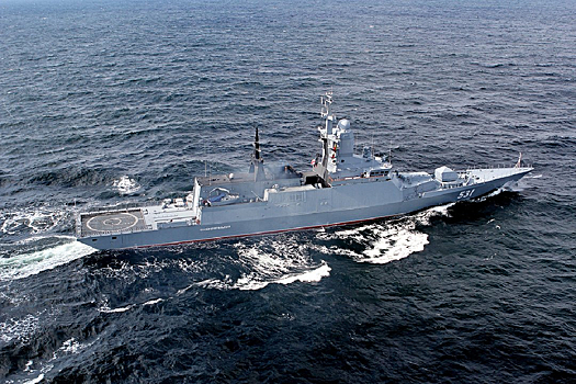 Корвет «Сообразительный» Балтийского флота и Фрегат «Табар» ВМС Индии провели совместное учение в акватории Финского залива