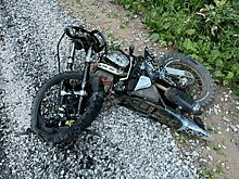 Под Кировом 16-летний бесправник на мотоцикле столкнулся с «Ауди»