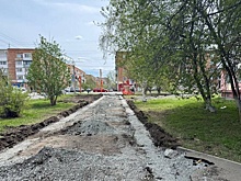 Ремонт тротуара стартовал на улице Веры Волошиной в Кемерове