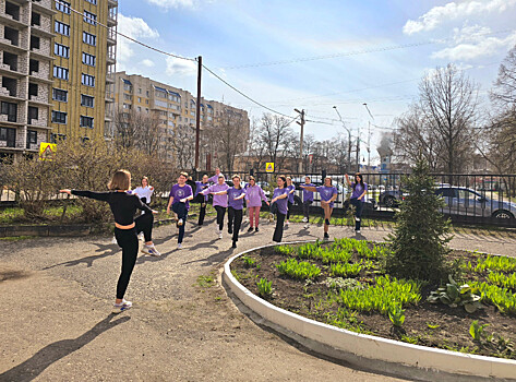 Во Всемирный день здоровья в Тамбовской области медики провели зарядку под открытым небом