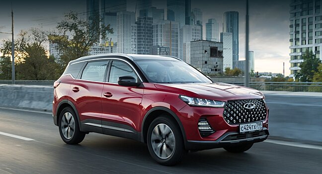 Салон кроссовера Chery Tiggo 7 Plus показали на фото незадолго до премьеры