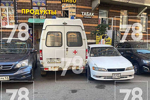 В Ленобласти на видео сняли, как угонщик попал в ДТП на машине медиков