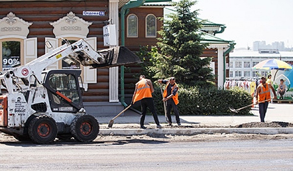 В Иркутске начались дорожные работы. На некоторых улицах ввели запрет на движение транспорта