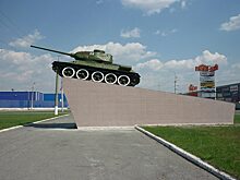 В Кургане к 75-летию Победы памятник танку Т-34 украсят инсталляцией