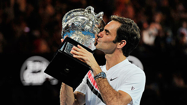 Федерер установил рекорд, выиграв 20-й турнир Большого шлема