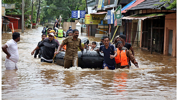 СМИ: в Индии более 2,6 миллиона человек оказались в зоне затопления