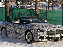 BMW "морозит" тест-пилотов в родстере Z5 с опущенной крышей