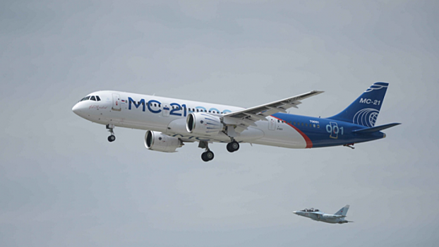 МС-21-300 совершил перелет из Иркутска в Подмосковье