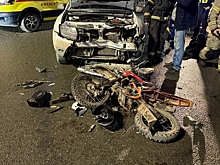 Подростки на питбайке пострадали в ДТП с иномаркой в Ижевске