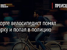 В Выборге велосипедист помял иномарку и попал в полицию