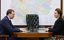 Губернатор Малков встретился с главой фонда "Защитники Отечества" Цивилевой