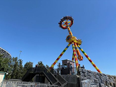 В парке аттракционов в Бишкеке установили новые карусели