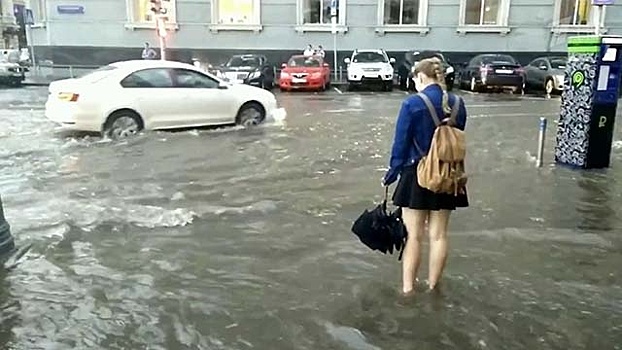 Рекордные ливни в Москве и другие новости Первого канала