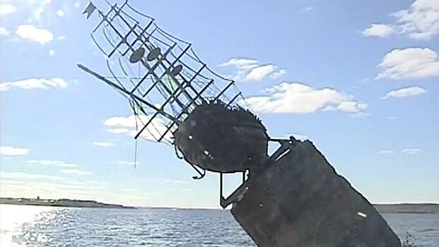 Памятник фрегату «Меркурий» уберут с водохранилища