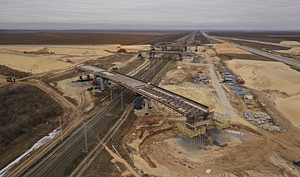 Второй этап строительства обхода Волгограда завершен на 60%