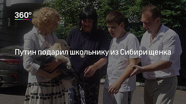 «Сначала написали Деду Морозу»: папа мальчика, которому Путин подарил щенка, рассказал о письме сына