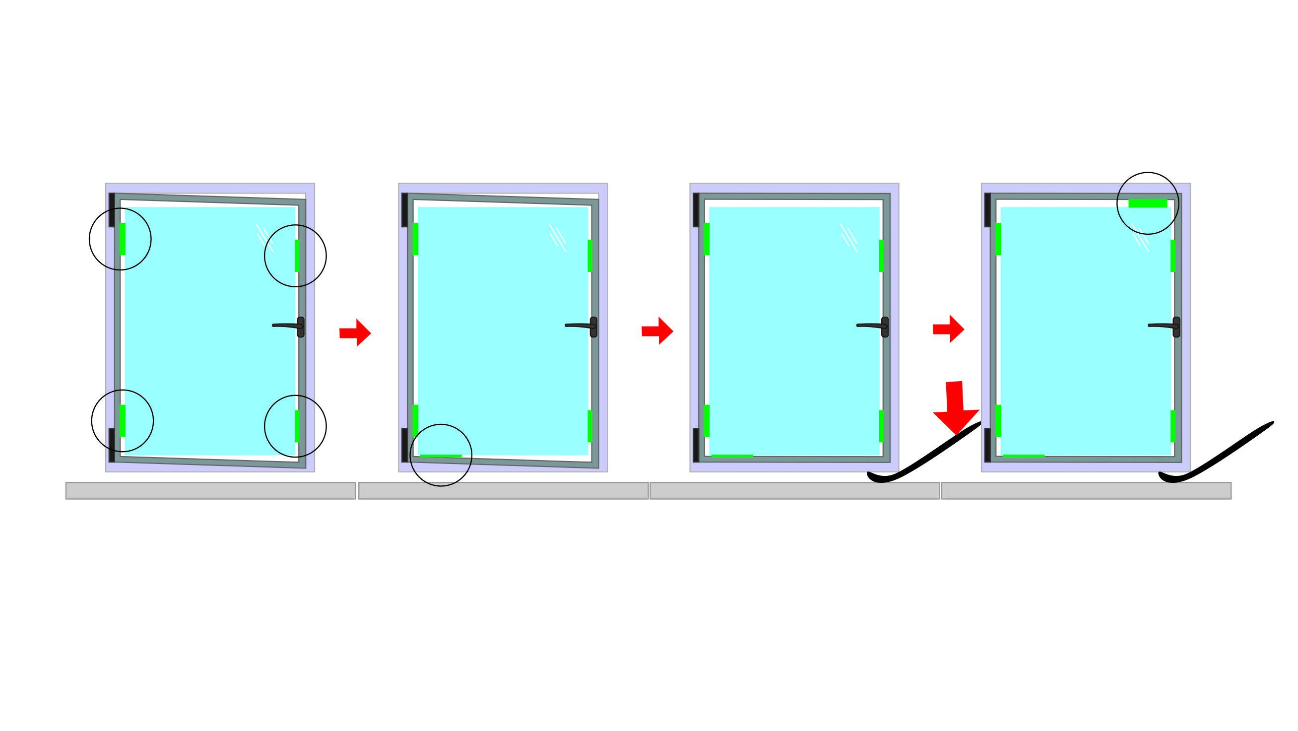 Что делать, если окно цепляется за раму и с трудом закрывается
