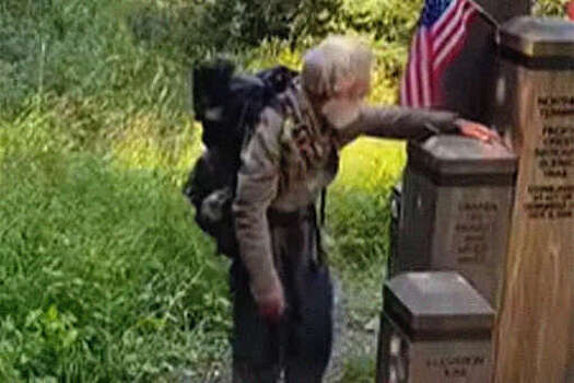 71-летний американец прошел пешком 4000 километров