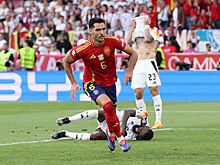 Испания — Германия — 2:1 (дополнительное время), обзор матча Евро-2024, голы: Ольмо, Вирц, Мерино, статистика, 5 июля 2024
