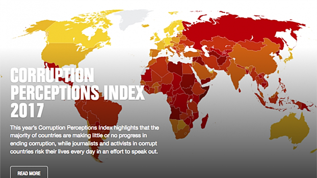 Громкие дела о взятках не изменили положение России в коррупционном рейтинге Transparency