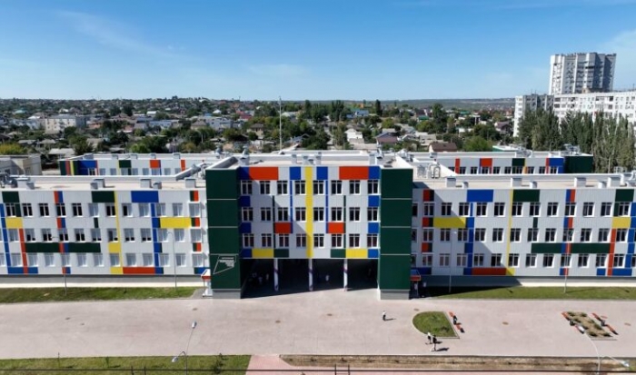 На севере Волгограда продолжается строительство школы на 800 мест