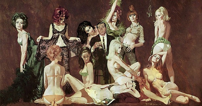 Авантюрный мир художника Роберта МакГинниса: горячие красотки и шпионские страсти