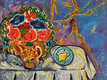 Топ-лотом «русских торгов» Sotheby’s стал натюрморт Михаила Ларионова, проданный за £2,17 млн