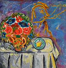 Топ-лотом «русских торгов» Sotheby’s стал натюрморт Михаила Ларионова, проданный за £2,17 млн