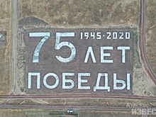 Жители деревни, посадившие рожь в форме надписи «В.В. Путин, помогите Кукуевке Курской области», посвятили новые посевы 75-летию Победы в ВОВ